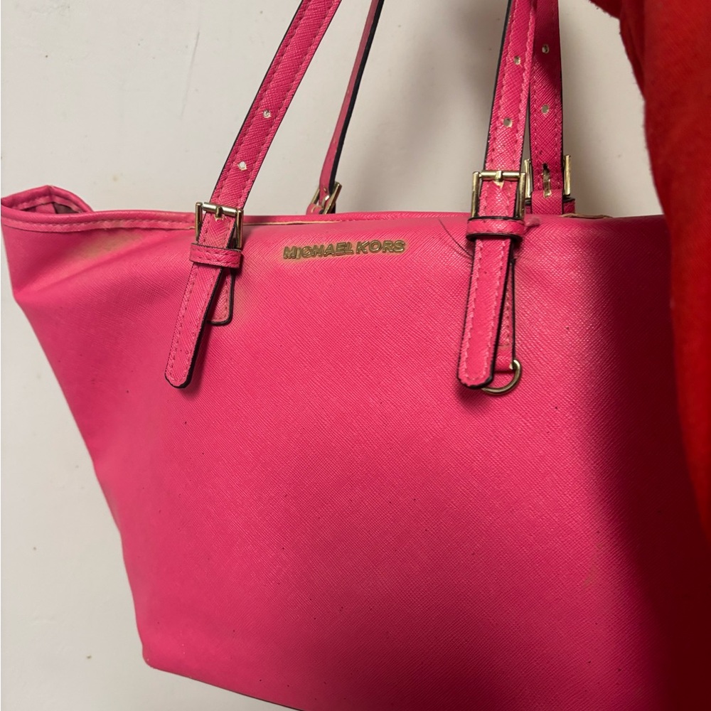 Michael Kors Fuchsia Tote Bag